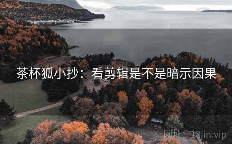 茶杯狐小抄：看剪辑是不是暗示因果