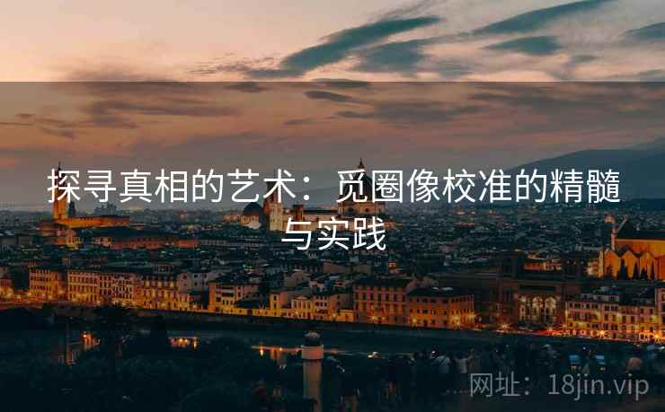 探寻真相的艺术:觅圈像校准的精髓与实践
